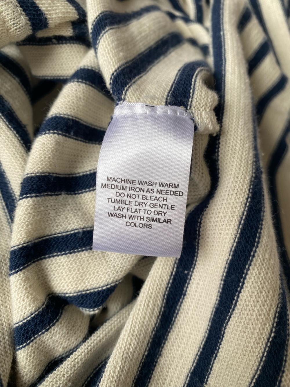 Apiece Apart | Elodie Tank Dress in Navy/Cream Stripe - Picture 15 of 15